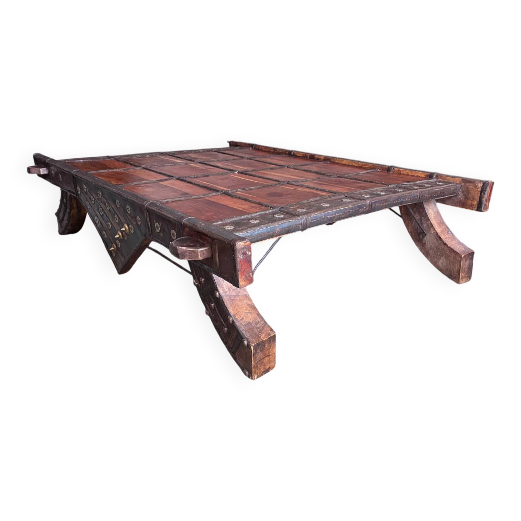 19th century Indian wooden coffee table