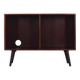 Mahogany bookcase, Danish design, 1970s, manufactured by Bramin