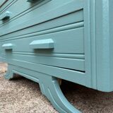Revamped vintage oak chest of drawers