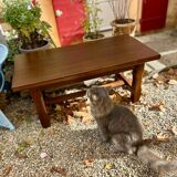 Solid wood coffee table