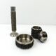 Brutalist metal BMF set – Ashtray, cigarette box and vase
