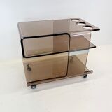 A plexiglass bar signed "Michel Dumas", 1970s.