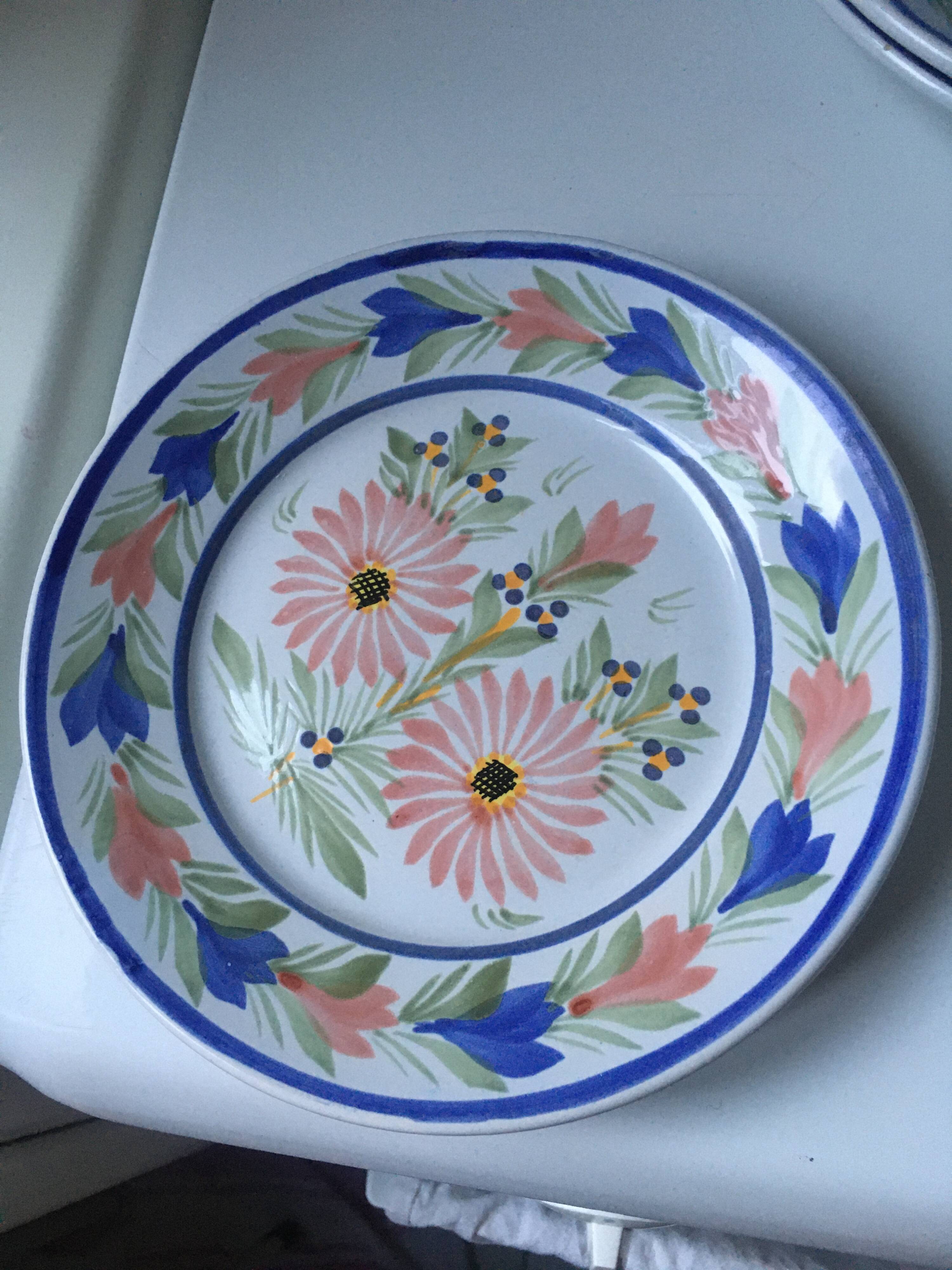 Lot of Quimper tableware