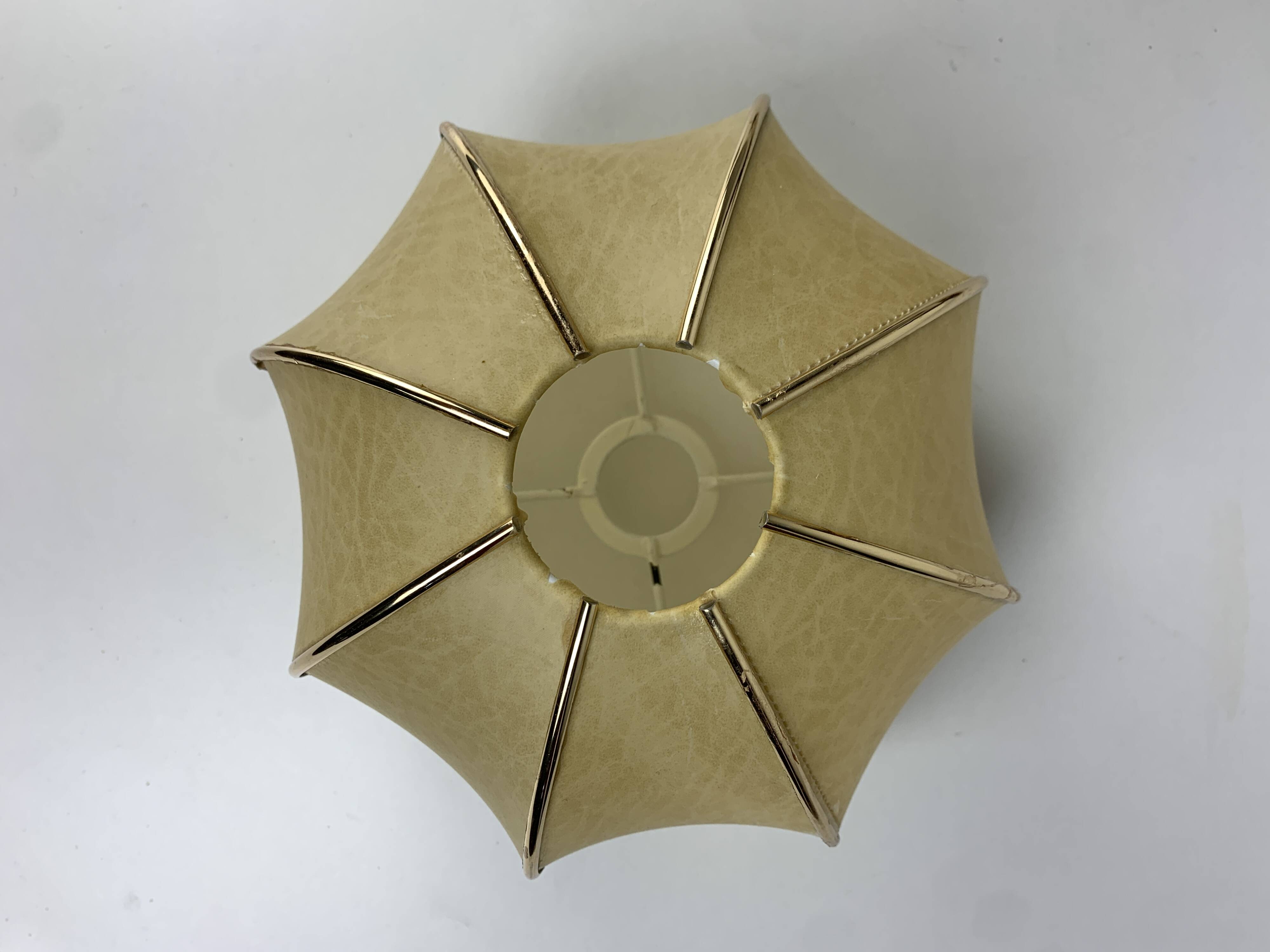 Wood Turned Mushroom Cocoon Table Lamp in the style of Charles Dudouyt