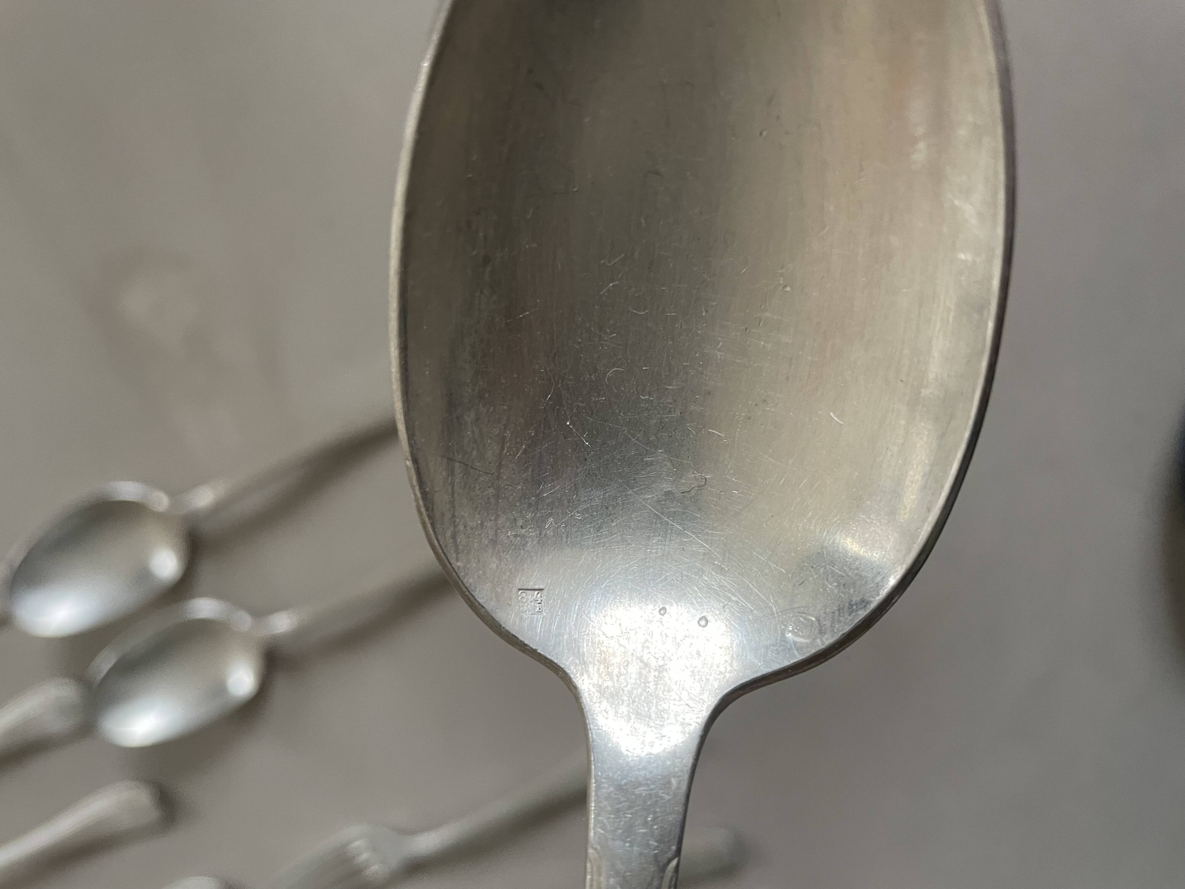 Set of cutlery, Art Deco silverware