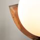 Vintage Italian Copper and Opaline Chandelier, 1970s