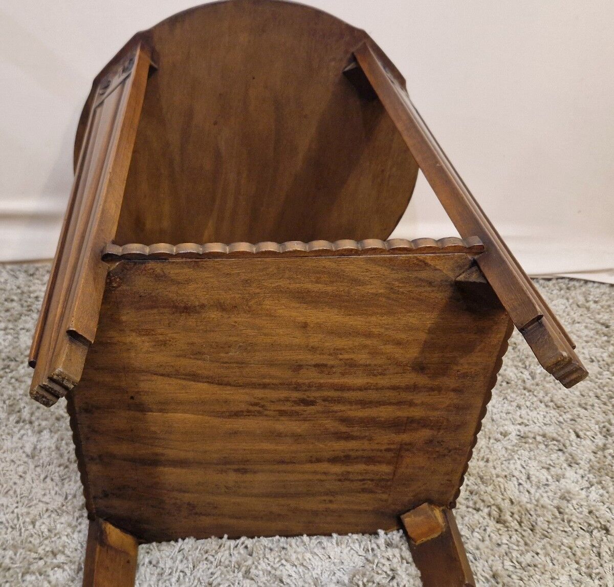 Side table in walnut - Art Deco