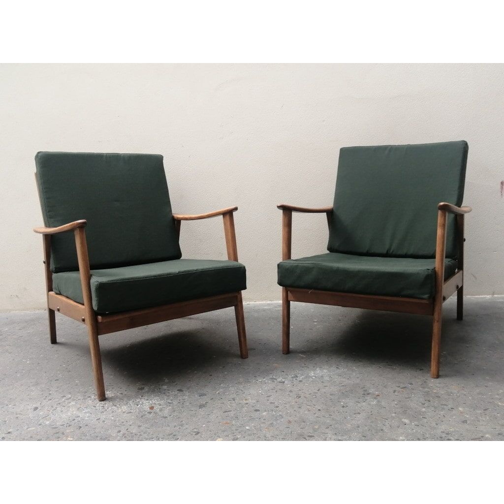 Pair of Scandinavian armchairs