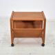 Aksel Kjersgaard Newspaper rack 1960s teak side table Danish Vintage