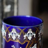 Pair of Art Nouveau vases in Lunéville porcelain - Floral motifs in gilded relief