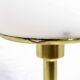 Brass and opaline glass table lamp 1980