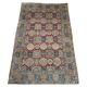 Vintage hand-knotted rug in virgin wool and silk, 1960s.