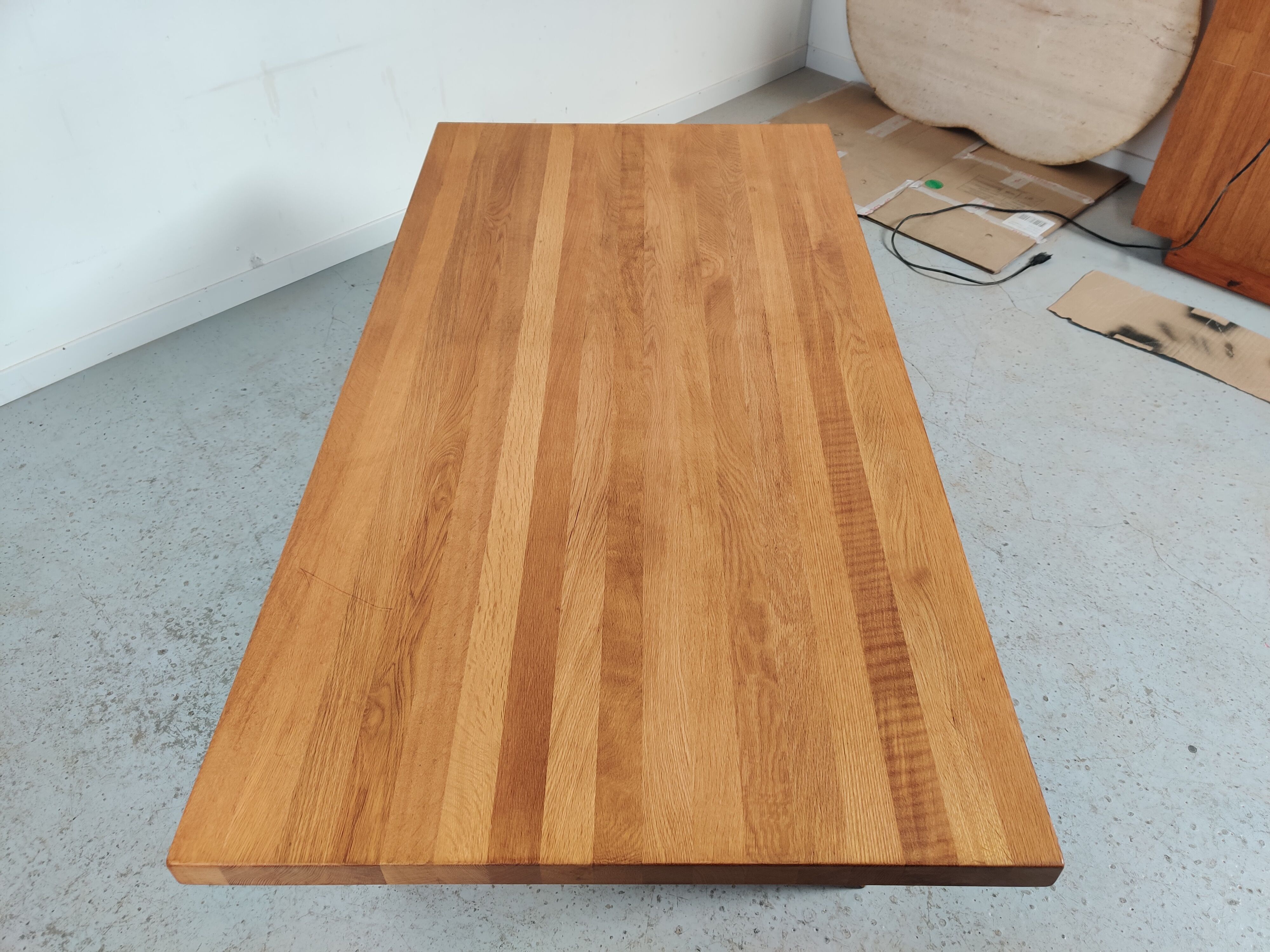 Scandinavian coffee table Mickaël Laursen in solid oak, Denmark 1960s