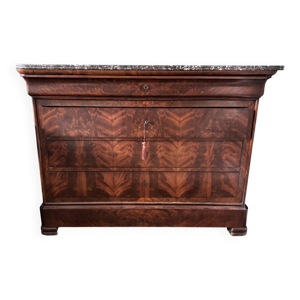 Commode en acajou Louis-Philippe