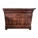 Commode en acajou Louis-Philippe du 19ème siècle avec plateau en marbre