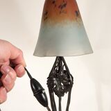 Table lamp, Signed Schneider, art Nouveau, vintage