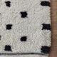 Handmade wool Berber rug 294x194 cm