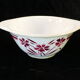 faience sausage bowl of BADONVILLER FB FENAL FRERES decoration FLEUR ROUGE