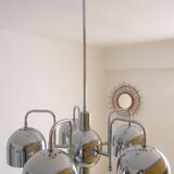 Suspension métal chromé