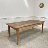 1900 oak table 216cm long