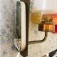 Applique murale en teck danois moderne avec verre