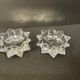 Pair of Saint-Louis cut crystal salt cellars