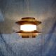Chocolate coloured pendant by Carl Thore for Granhaga Metallindustri. 1970's