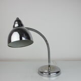 Lampe de table chromée des années 1950, Tchécoslovaquie