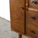 Vintage Midcentury Uniflex Walnut And Teak Sideboard / Dressing Table.