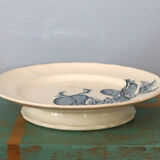 Cake plate on piedouche terre de fer