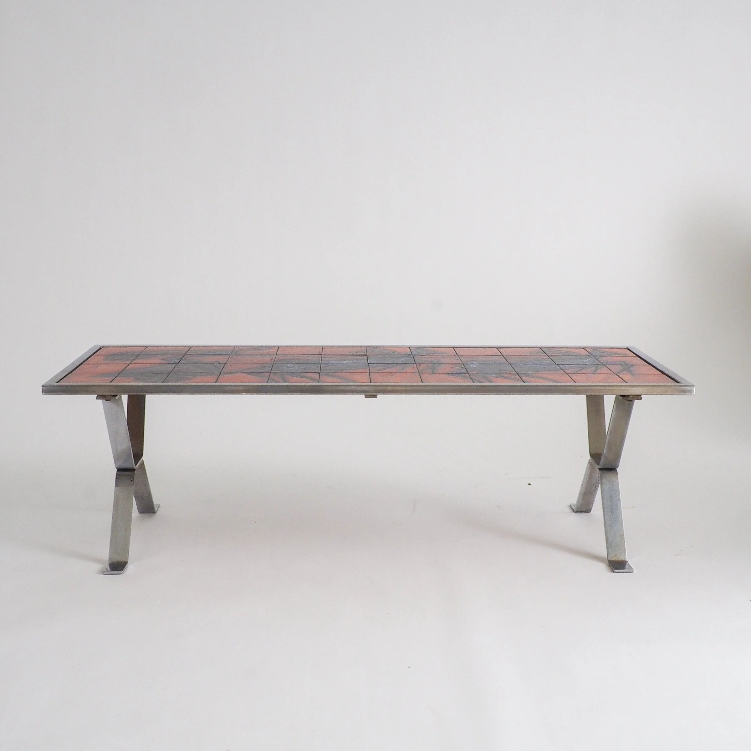 Mid-century modern tiled coffee table by Bayer