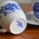 Lot of 2 cups and sub-cups Sarreguemines