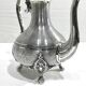 Silver metal teapot