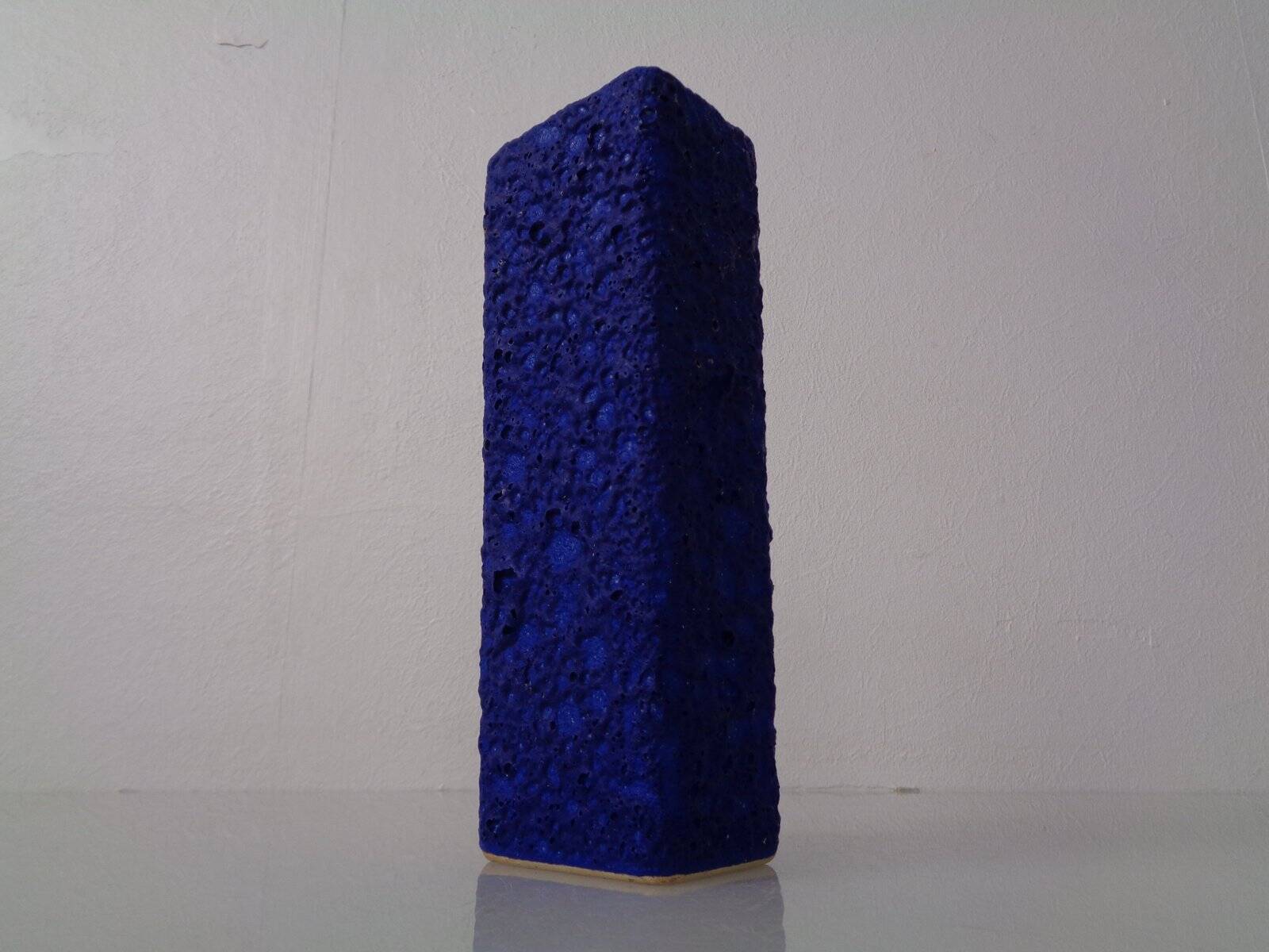 Purple and Blue Studio Ceramic Vase, Germany, 1960s