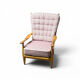 "Edouard" armchair in oak by Guillerme & Chambron for Your Home