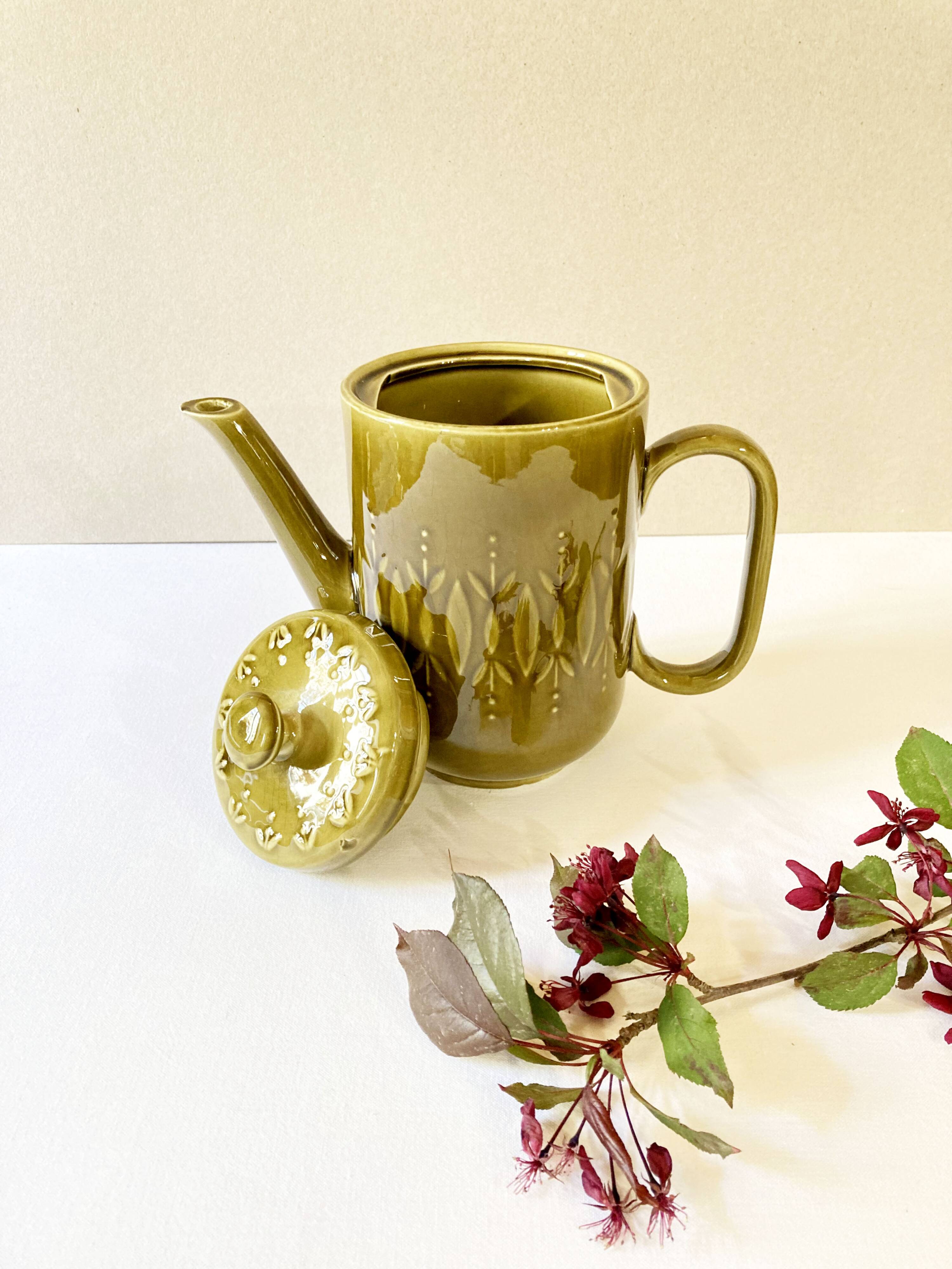 Sarreguemines ceramic coffee maker