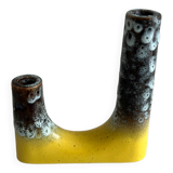 Double asymmetrical candle holder