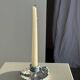Light blue Moustiers candlestick H5 D12.5