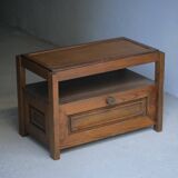 Low wooden cabinet with tray, 1965