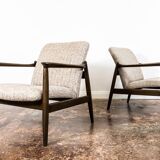Mid-century Armchairs GFM-64 by Edmund Homa, Poland, 1960's, set of 2