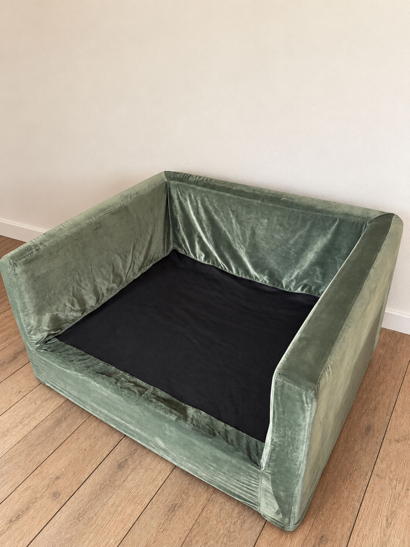 Fauteuil une place et demie Home Spirit en velours vert