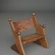 Vintage Childrens Oak Chair. 1930s