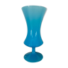 Blue opaline vase