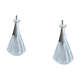 Lot de 2 suspensions verre bulle