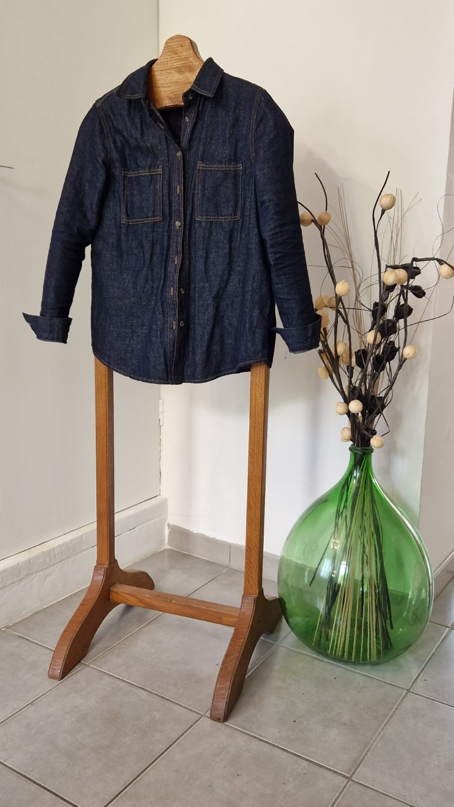 Valet solid oak 1950