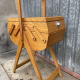 Amazing Worker art Deco vintage Scandinavian sewing box sewing box 1950