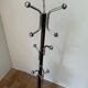 Chrome metal coat rack