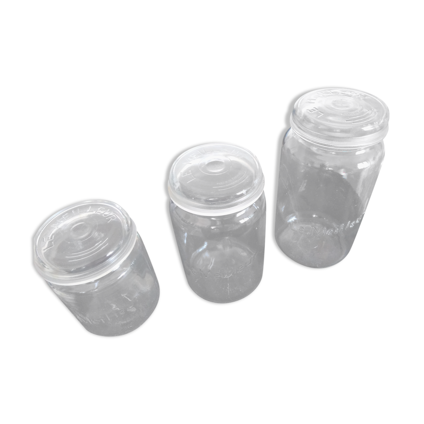 Lot de 3 jars