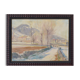 Impressionist Snowscape With Mountain Village