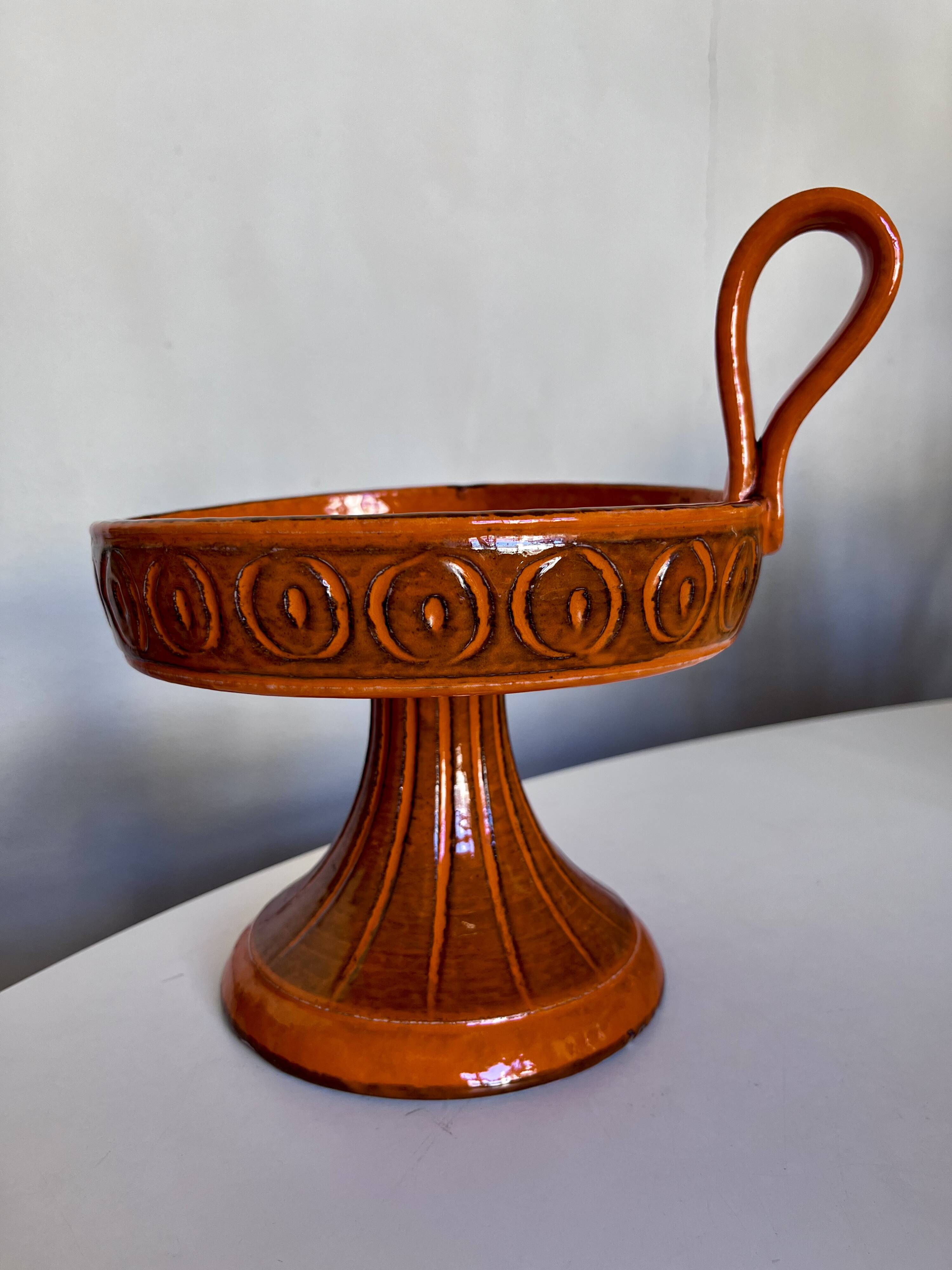 Ceramic, Aldo Londi centrepiece for Bitossi XXL, 1960